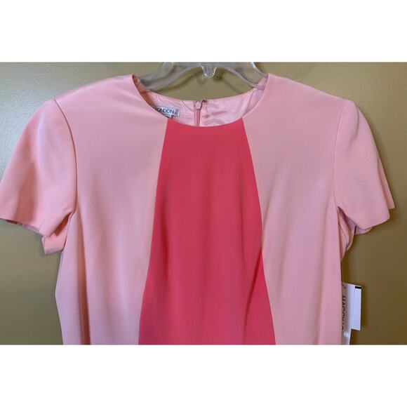 Maggy London Silk Color Block Sheath Dress - Size 12 - NWT - Picture 3 of 8